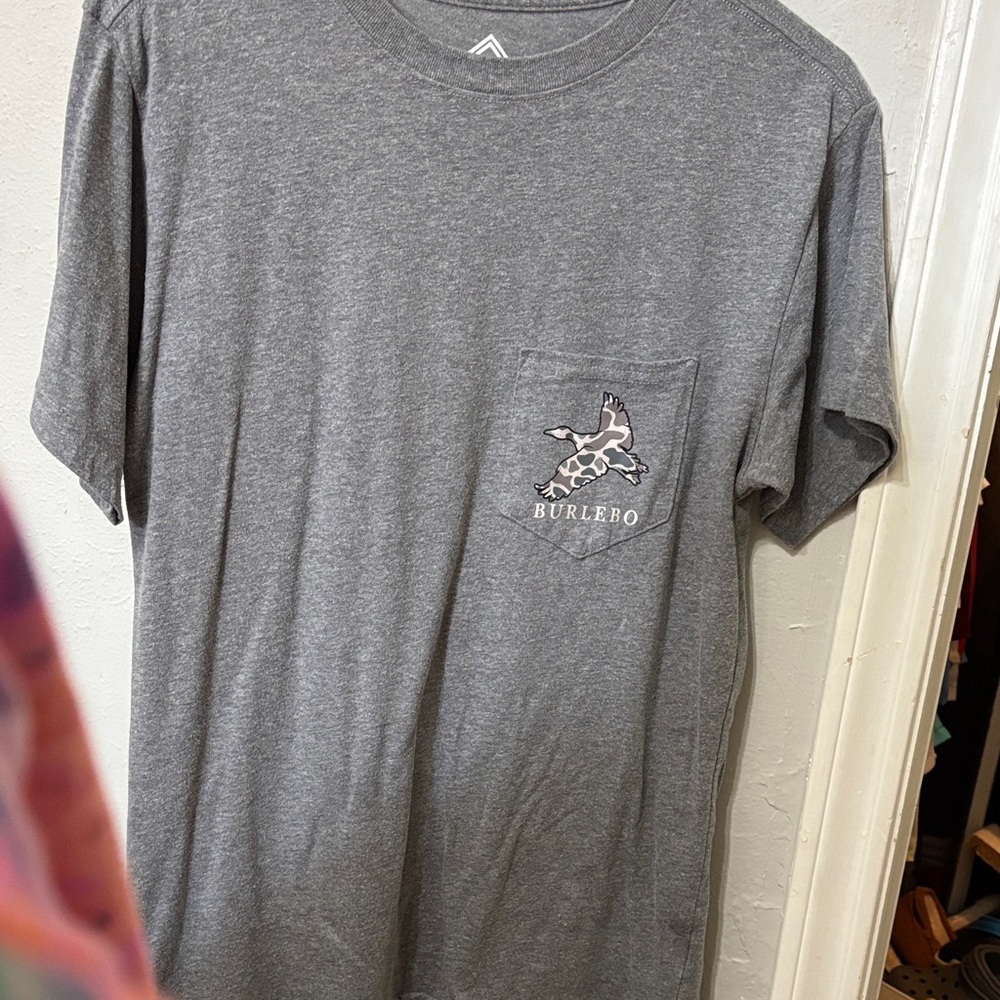 BURLEBO Charcoal Gray Men's Short Sleeve Tee